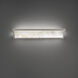 Lena LED 28 inch Brushed Nickel Bath Vanity & Wall Light