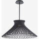 Zenya 1 Light 23 inch Black Pendant Ceiling Light