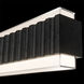 Magnate LED 27 inch Basalt Stone and Black Bath Vanity & Wall Light