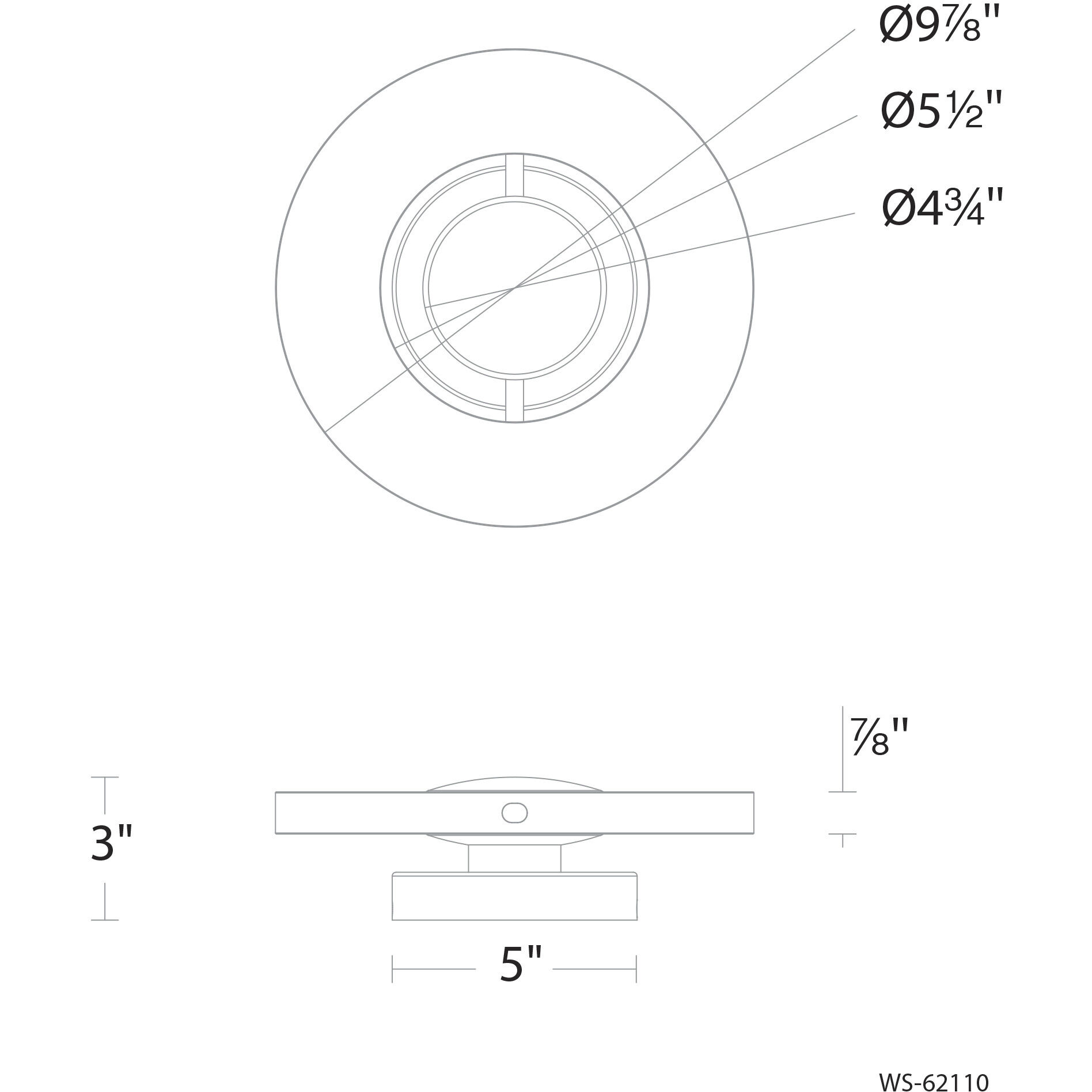 Cymbal Wall Sconce Wall Light in Aged Brass