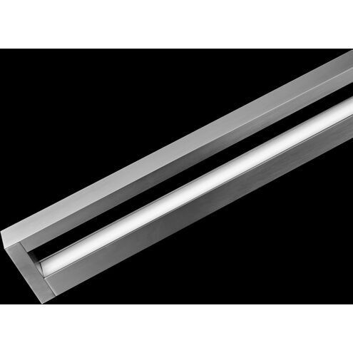 Open Bar LED 37 inch Brushed Nickel Bath Vanity & Wall Light in 3500K, 37in.