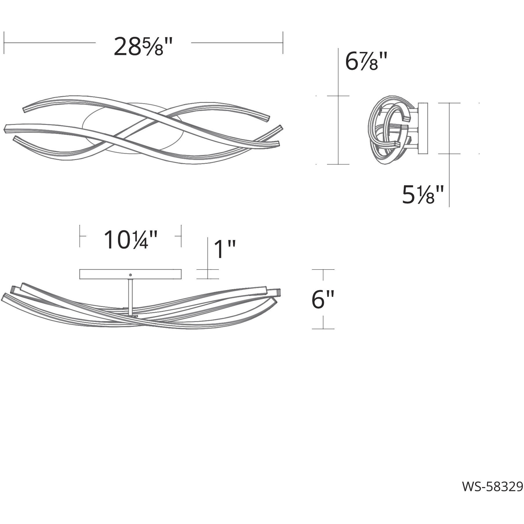 Lior 1 Light 28.63 inch Black Vanity Bath Light Wall Light