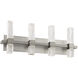 Cinaplex LED 24.5 inch Brushed Nickel Bath Vanity & Wall Light
