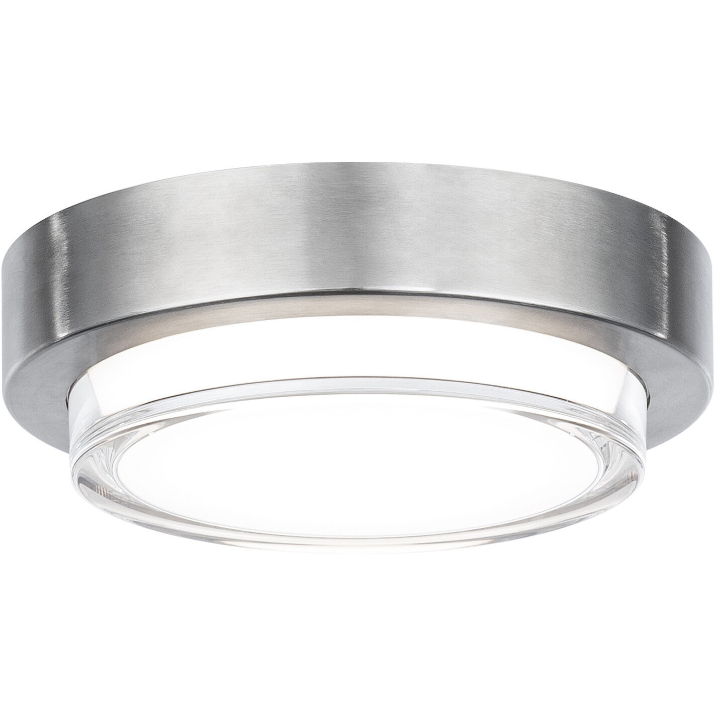 Modern Forms FM W76108 30 SS Kind LED 8 inch Stainless Steel Flush Mount Ceiling Light in 3000K