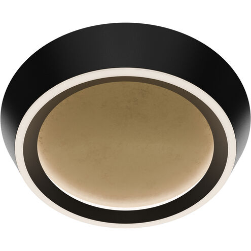 Tinzel LED 18 inch Black Gold Leaf Indoor Ceiling Lighting in 3000K