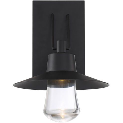 Suspense LED 15 inch Black Outdoor Wall Light in 15in.