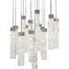 Minx 15 Light 23 inch Antique Nickel Multi-Light Pendant Ceiling Light