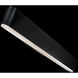 0 to 60 LED 23.88 inch Black Bath Vanity & Wall Light in 2700K, 24in.