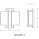 Downton Wall Sconce Wall Light in 3500K, Brushed Nickel