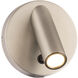 Aspire 5 inch Brushed Nickel Reading Light Portable Light