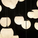 Pisces 25 Light 28 inch Black Pendant Ceiling Light