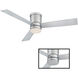 Axis 52 inch Titanium Flush Mount Ceiling Fan in 2700K