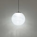 Cosmic LED 9 inch Black Mini Pendant Ceiling Light in 1