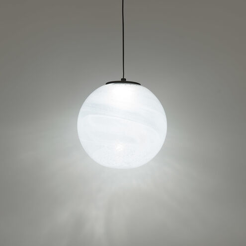 Cosmic LED 9 inch Black Mini Pendant Ceiling Light in 1