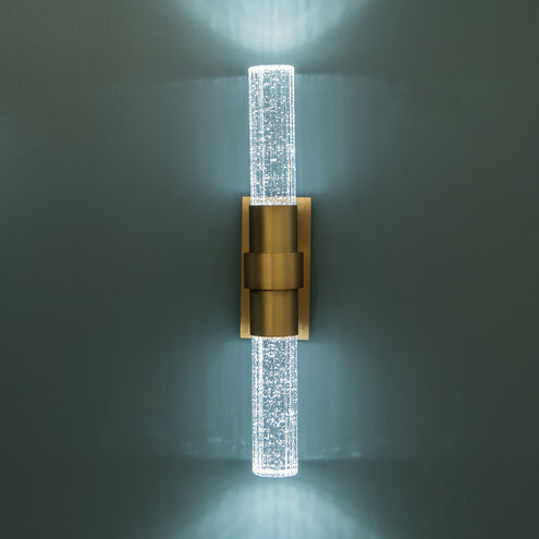 Ceres LED 4 inch Aged Brass ADA Wall Sconce Wall Light