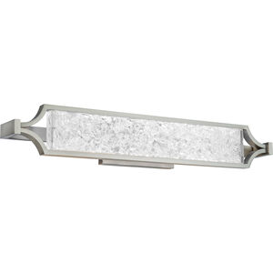 Emblem LED 28 inch Brushed Nickel Bath Vanity & Wall Light in 28in.