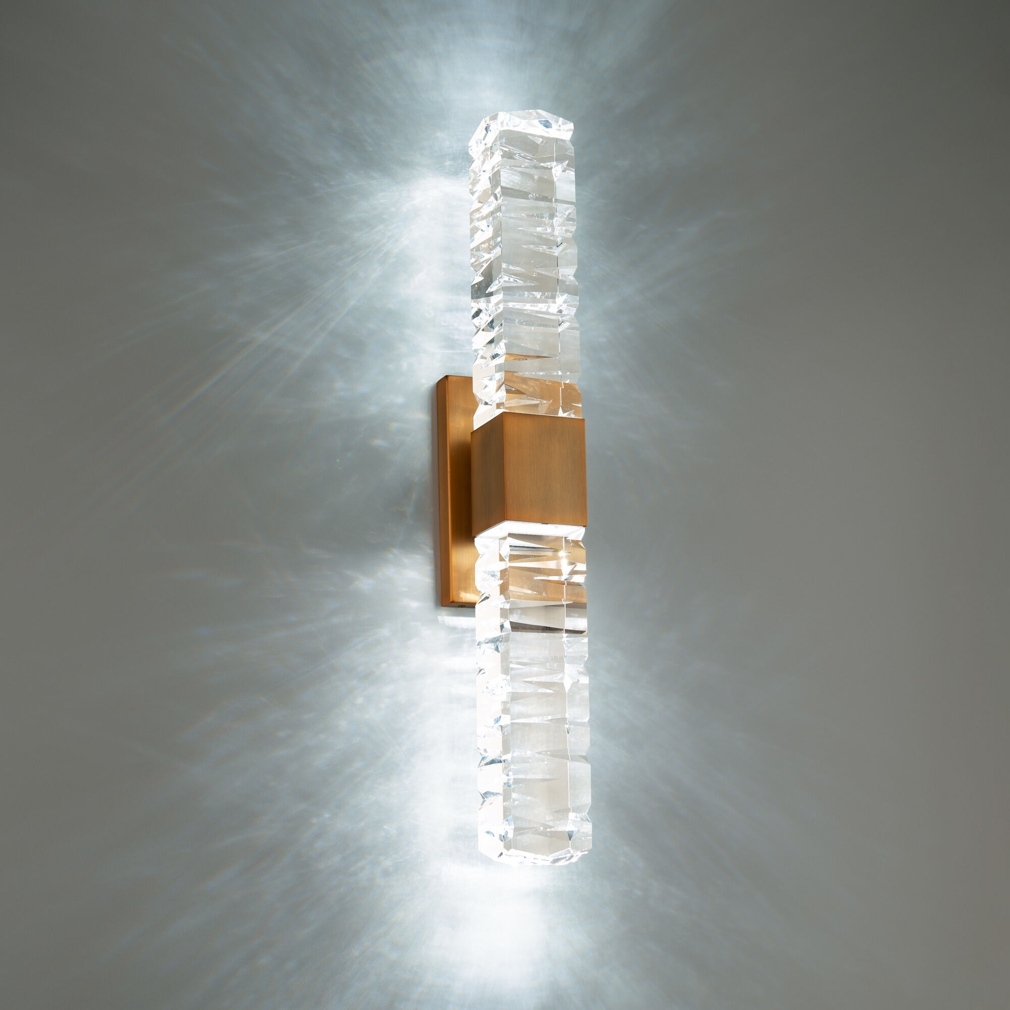 Juliet LED 4.75 inch Aged Brass Bath Vanity & Wall Light