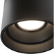 Kube LED 3.5 inch Black Outdoor Flush Mount