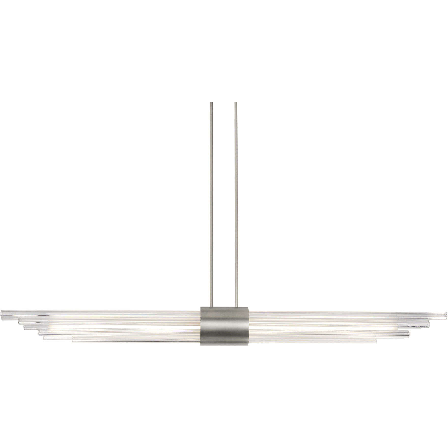 Luzerne Linear Pendant Ceiling Light in Brushed Nickel