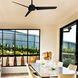 Roboto 52 inch Matte White Downrod Ceiling Fan, Smart Ceiling Fan