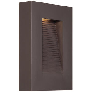 Urban LED 10 inch Bronze Outdoor Wall Light in 10in.