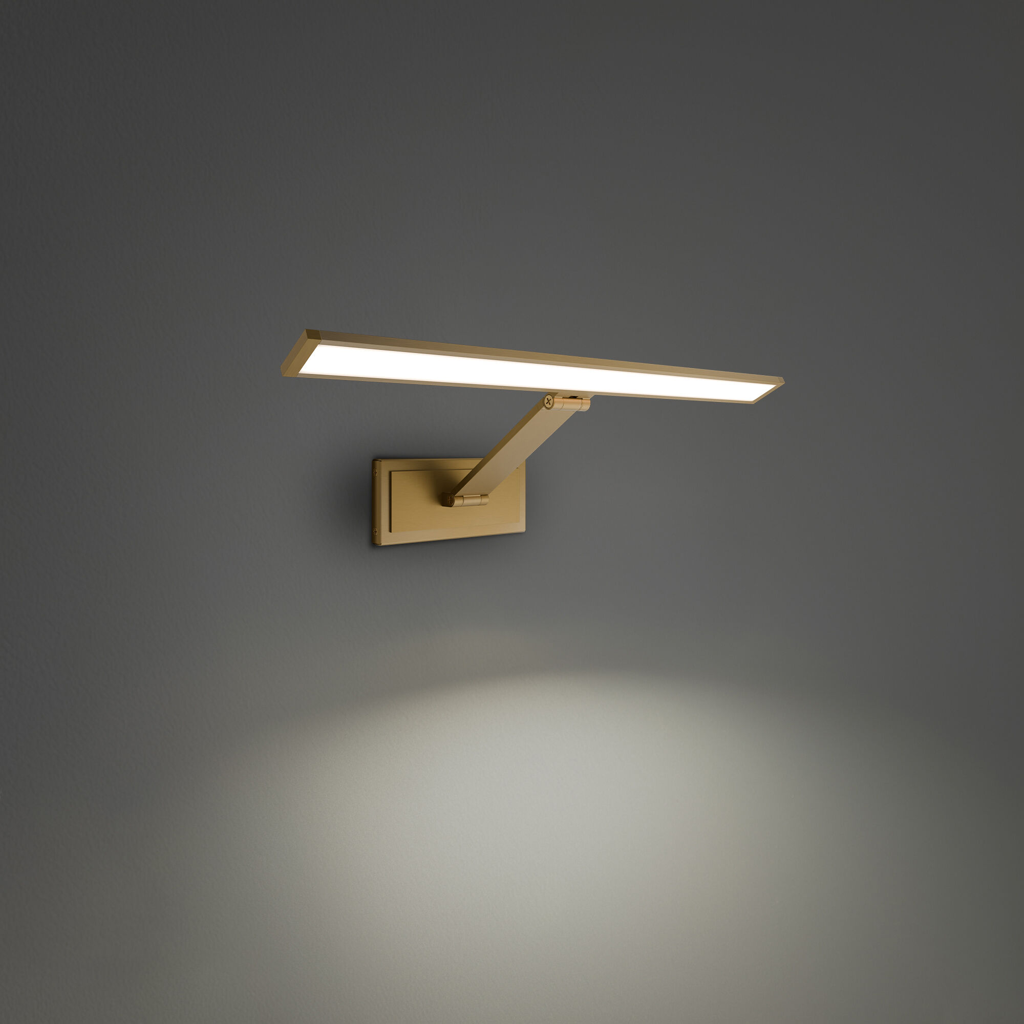 Diver Indoor Wall Lighting in 3000K, Aged Brass