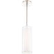 Metropolis 1 Light 5 inch Brushed Nickel Mini Pendant Ceiling Light