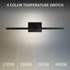 Inlet Indoor Wall Lighting in 3000K, Black