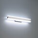 Cinch LED 19 inch Brushed Nickel Bath Vanity & Wall Light in 3500K, 19in.
