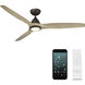 Skylark 62 inch Bronze White Oak with White Oak Blades Ceiling Fan