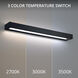Open Bar LED 27 inch Black Bath Vanity & Wall Light in 2700K, 27in.