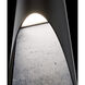 Kastlerock LED 24 inch Basalt Stone and Black Outdoor Wall Light