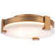 Catalonia 1 Light 11 inch Aged Brass Flush Mount Ceiling Light