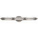 Hadleigh LED 32 inch Brushed Nickel Bath Vanity & Wall Light