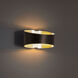 Swerve 1 Light 4 inch Bronze-Brushed Brass ADA Wall Sconce Wall Light