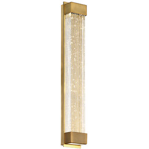 Tower LED 2 inch Aged Brass ADA Wall Sconce Wall Light in 20in.