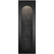 Cadey LED 19.25 inch Basalt Stone and Black Outdoor Wall Light