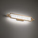 Emblem LED 28 inch Aged Brass Bath Vanity & Wall Light in 28in.