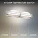 Deco Indoor Wall Lighting in 3000K, Brushed Nickel