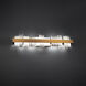 Acropolis 1 Light 37.38 inch Aged Brass Bath Vanity & Wall Light in 37in.