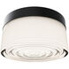 Tuck LED 5.38 inch Black Outdoor Flush Mount