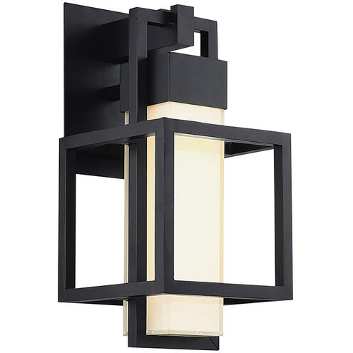 Logic LED 16 inch Black Outdoor Wall Light in 16in.