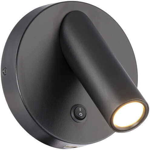 Aspire Reading Light Wall Light in Black