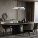 Arcs LED 15.88 inch Brushed Nickel Indoor Hanging Lighting Ceiling Light