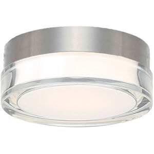 Pi LED 6 inch Stainless Steel Flush Mount Ceiling Light in 3000K, 6in.