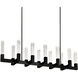 Cinema LED 54 inch Black Pendant Ceiling Light in 54in.