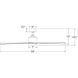 Lotus 54 inch Matte White Downrod Ceiling Fan in 2700K