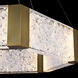 Forever LED 29.44 inch Aged Brass Chandelier Ceiling Light