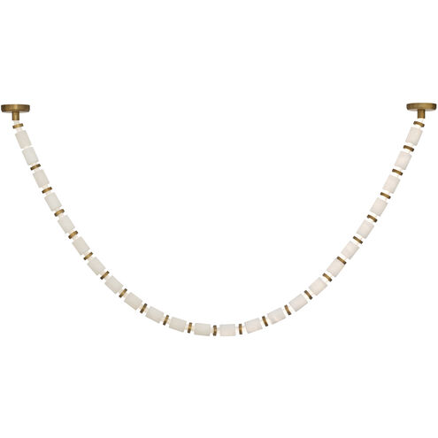 Entice 24 Light 2 inch Aged Brass Pendant Ceiling Light in 3000K
