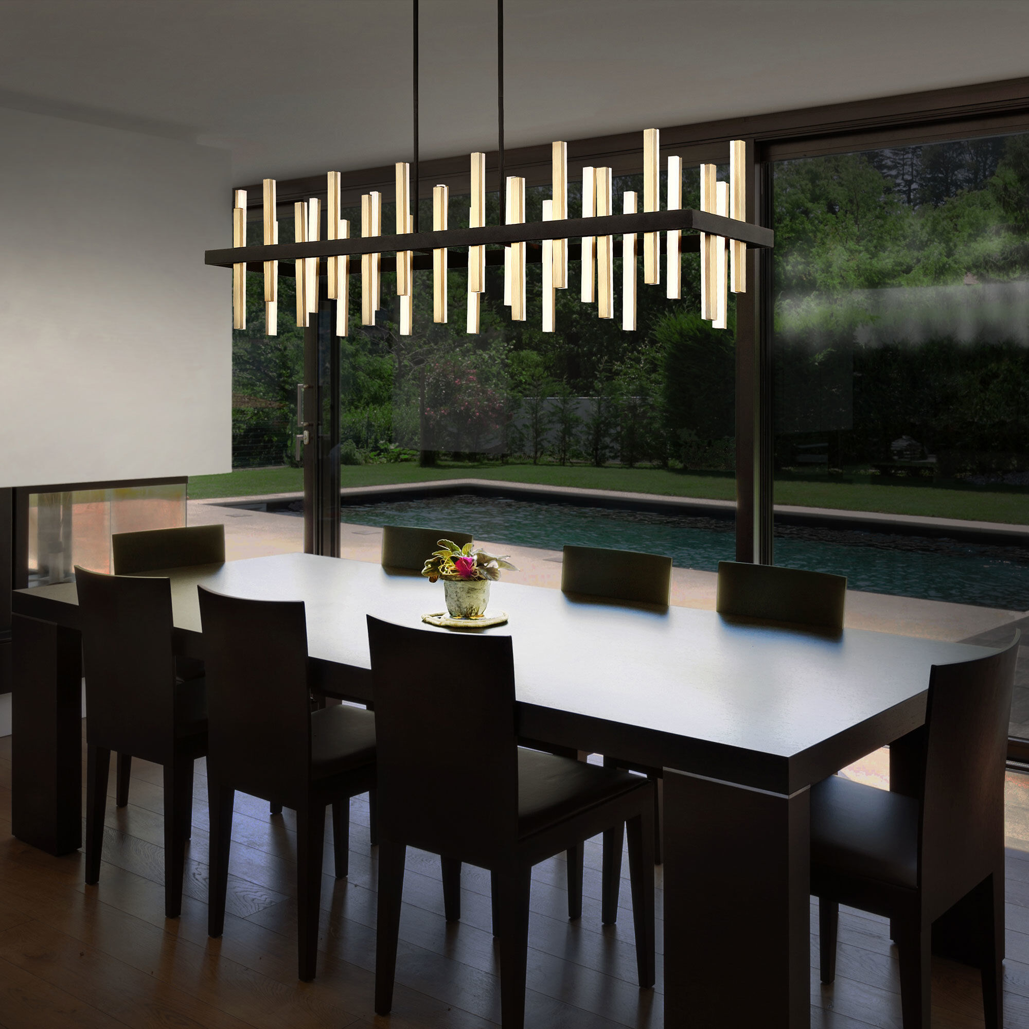 Modern clearance forms chandelier